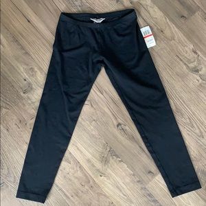 Hard Tail Black Leggings - cropped